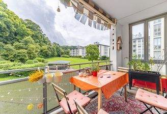 Ausblick in den Park