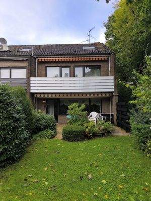 Rückansicht des Hauses 