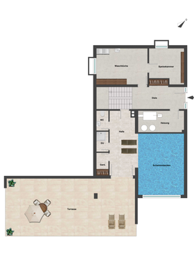 Einrichtungsbeispiel Keller