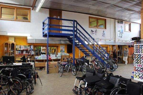 Halle Nr. 1, Aufgang zu Büroräumen