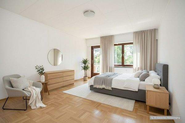 Schlafzimmer OG visualisiert