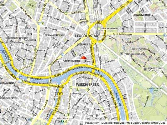 Geolyzer Kartenausschnitt