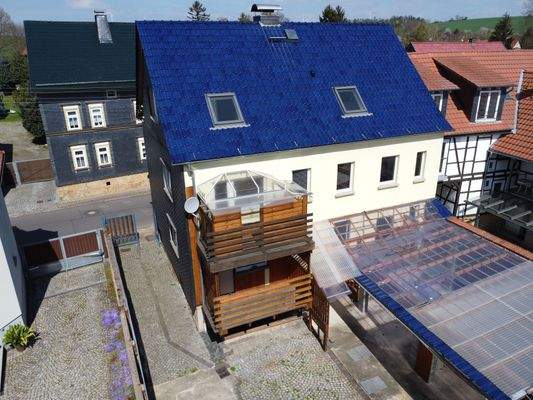 Hofansicht des Hauses