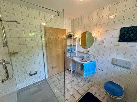 Duschbad im Erdgeschoss