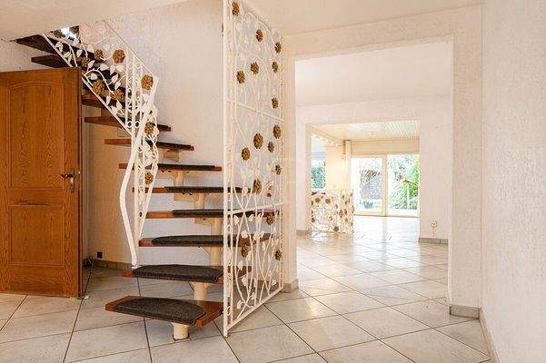 Blick Ess-, Koch- u. Wohnbereich