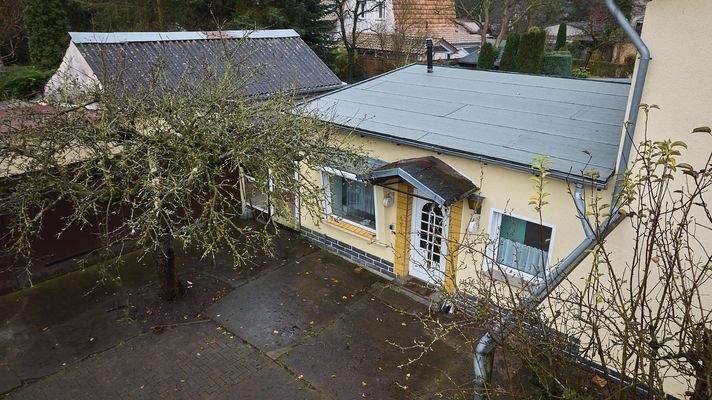 Luftbild Eingang Links