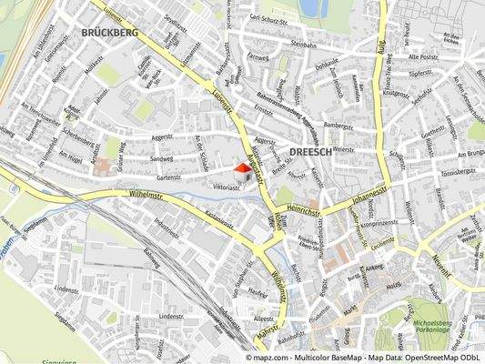 Geolyzer Kartenausschnitt