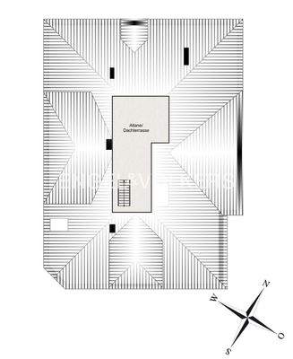 Dachterrasse mit See- und Bergblick