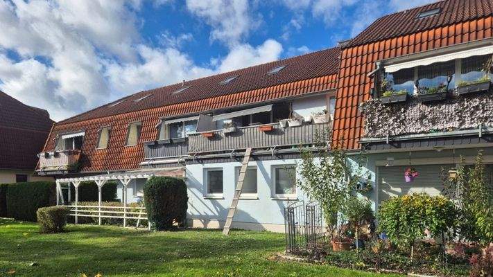 Anicht  Wohnhaus von der Grundstücksseite