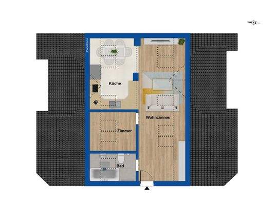 Grundriss Dachgeschoss