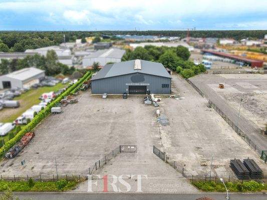 Grundstück-Lagerhalle