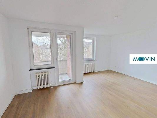 Ansicht I: Wohn- und Esszimmer