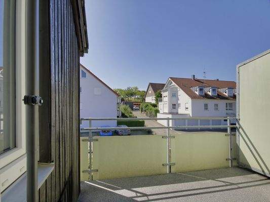 Schöner Balkon zum Entspannen im Freien