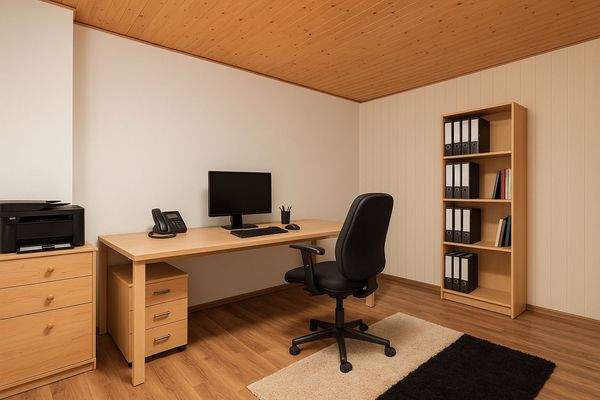 Digitales Einrichtungsbeispiel Büro