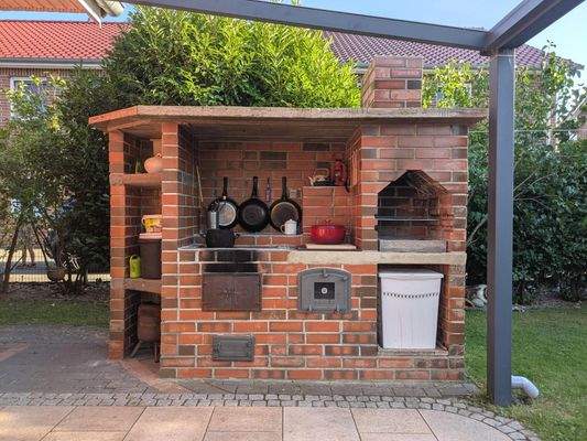 Gemauerte Außenküche