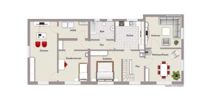 Grundriss Obergeschoss