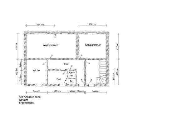 Grundriss Erdgeschoss