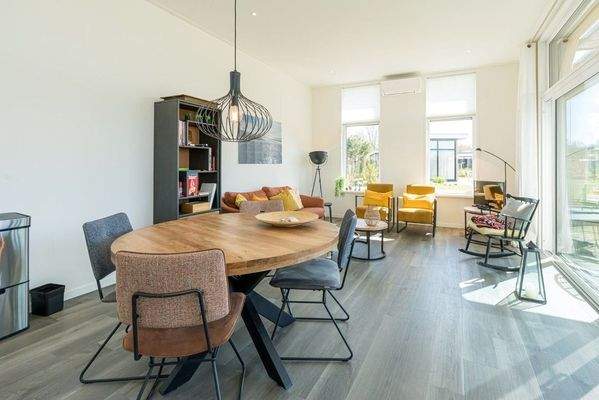 Luxe Woonkamer Duinvilla Schouwen Duin Extra Hoog 