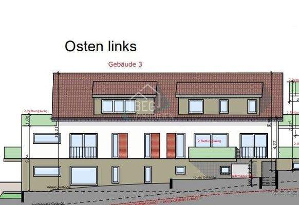 Ansicht Osten links