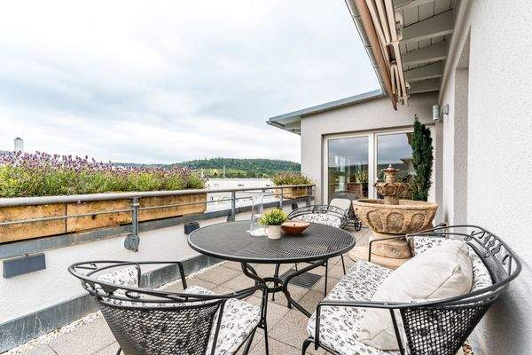 Ausgang auf die Terrasse