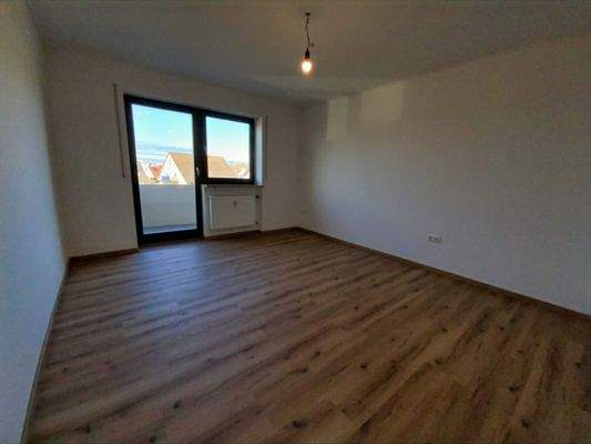 Schlafzimmer mit Balkon