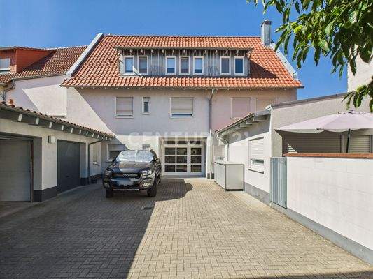 Ansicht der Doppelhäuser