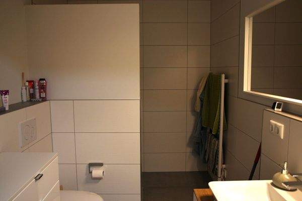 DUSCHBAD MIT EBENERDIGER DUSCHE