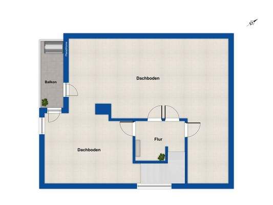 Grundriss Dachgeschoss