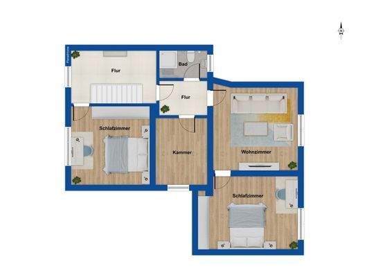 Grundriss Obergeschoss