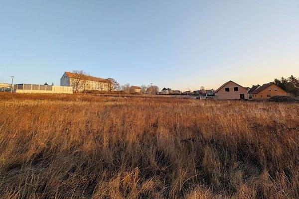 Blick aufs Grundstück