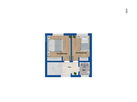 Grundriss Obergeschoss