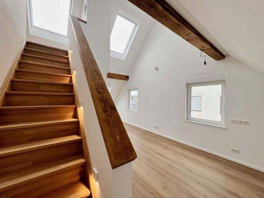 Aufgang Spitzboden