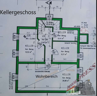 Grundriss Kellergeschoss
