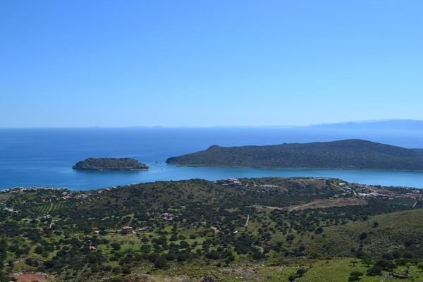 Kreta, Plaka Elounda: Großes Baugrundstück mit Mee