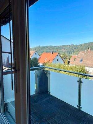 Aussicht Balkon Hauptwohnung