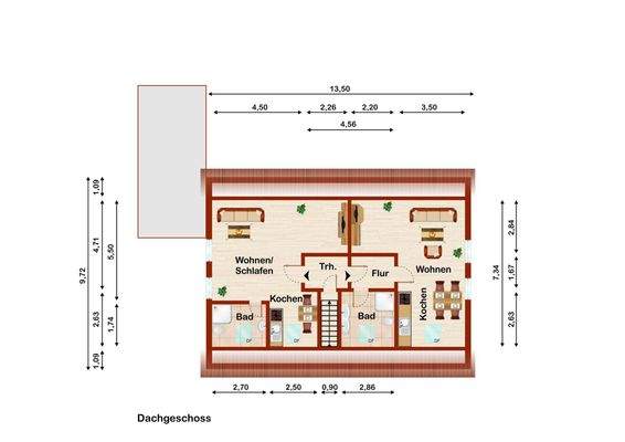 Grundriss Obergeschoss