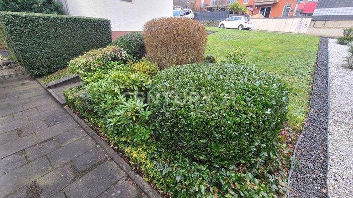 Angelegter Vorgarten