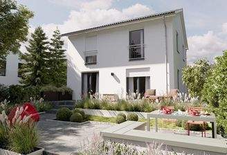 Stadthaus-Flair-124-Garten-Variante Satteldach