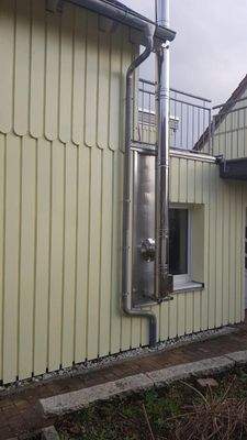 Kaminrohr von Werkstatt