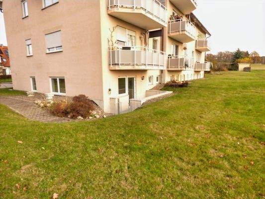 rückwärtige Hausansicht