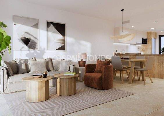 2- and 3-Bed Flats with Terraces and Shared Pool in Torrevieja