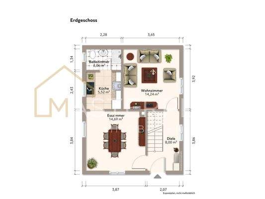 Grundriss Erdgeschoss