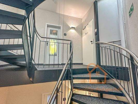 Modernes Treppenhaus