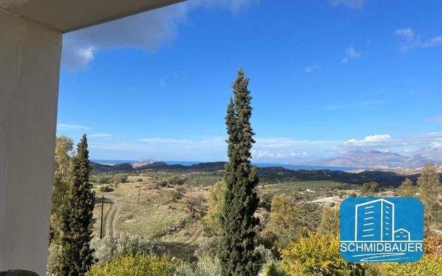 Kreta, Listaros: Im Bau befindliche Villa mit wunderschönem Meerblick und Gästehaus