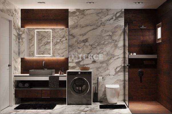 Brand-new Apartments with Balcony and Elevator in Karşıyaka İzmir