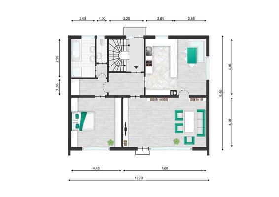 Grundriss Erdgeschoss