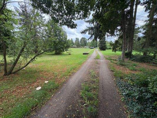 Zufahrt im Grundstück