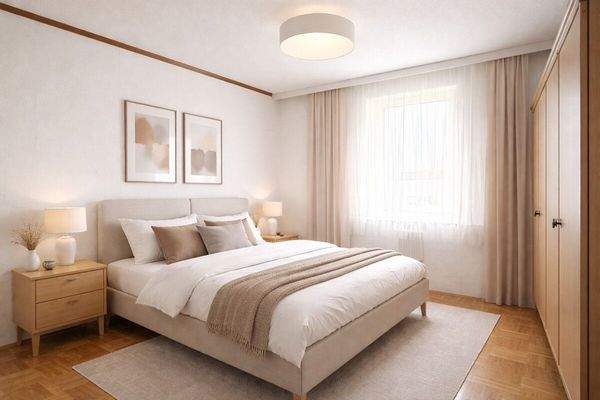 KI-generiert Schlafzimmer