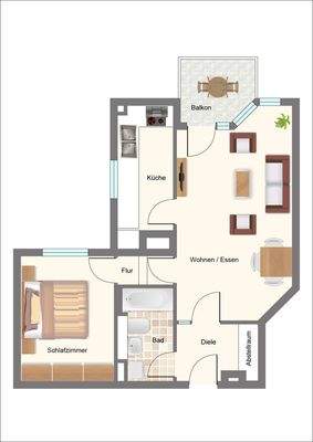 HI 797 - Immobilie Würselen - Grundriss