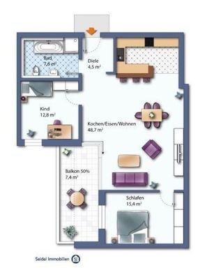 Grundriss Wohnung 07